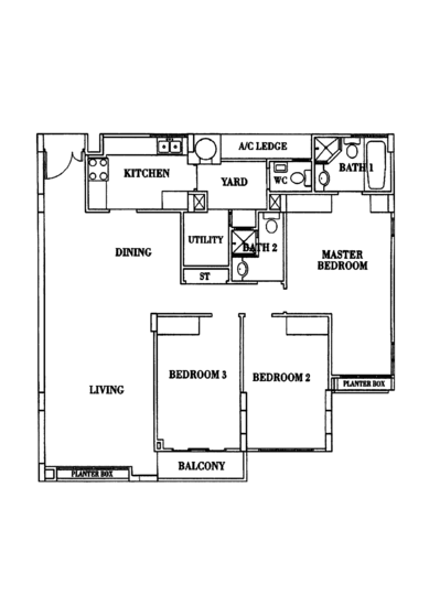Seletar Springs Condominium - Floor Plan