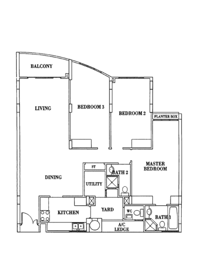 Seletar Springs Condominium - Floor Plan