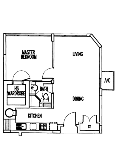 The Waterina - Floor Plan