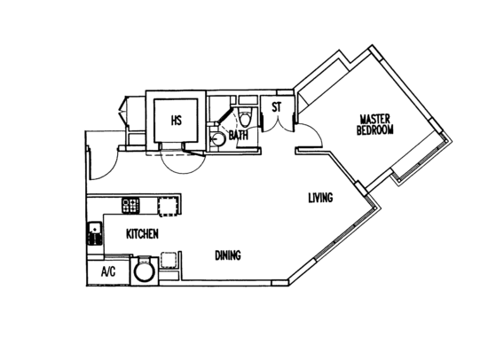 The Waterina - Floor Plan