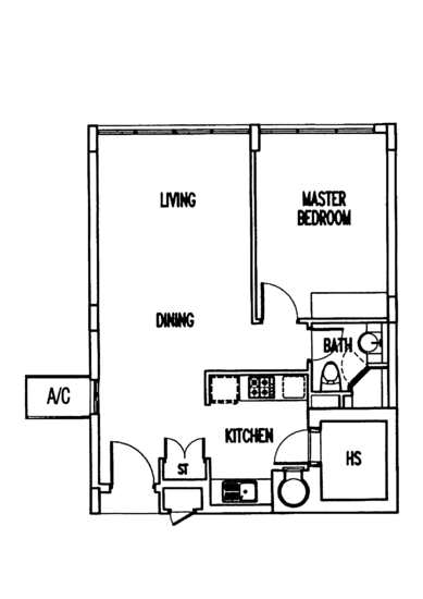 The Waterina - Floor Plan