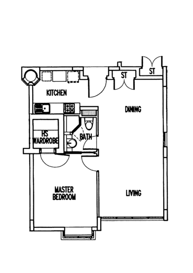 The Waterina - Floor Plan