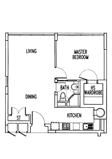 The Waterina - Floor Plan