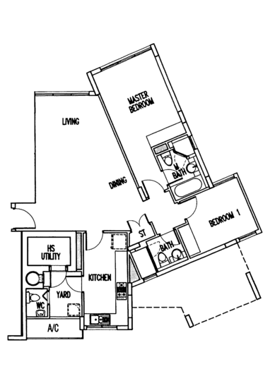 The Waterina - Floor Plan