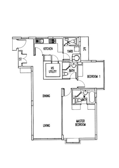 The Waterina - Floor Plan
