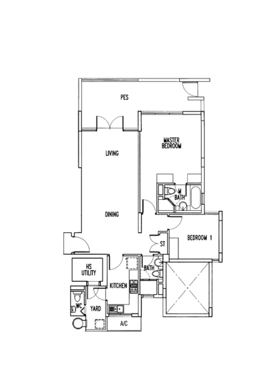 The Waterina - Floor Plan