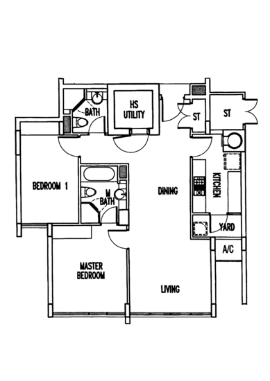 The Waterina - Floor Plan