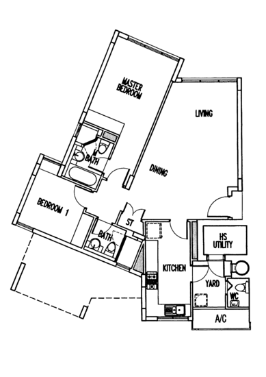 The Waterina - Floor Plan