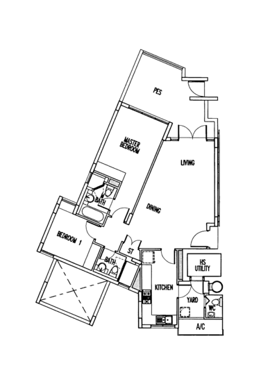 The Waterina - Floor Plan