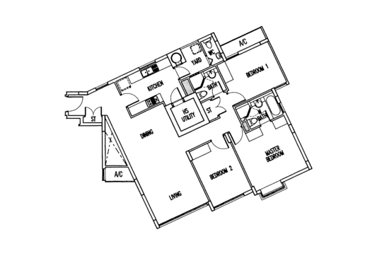 The Waterina - Floor Plan