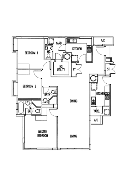 The Waterina - Floor Plan