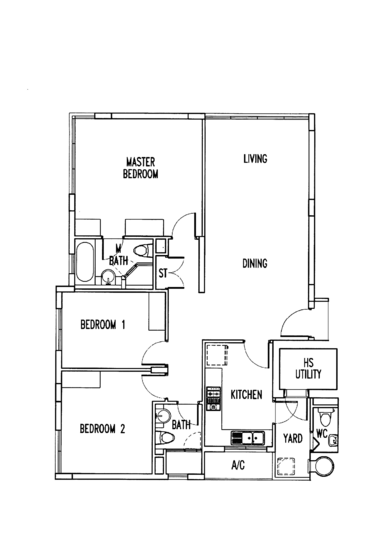 The Waterina - Floor Plan
