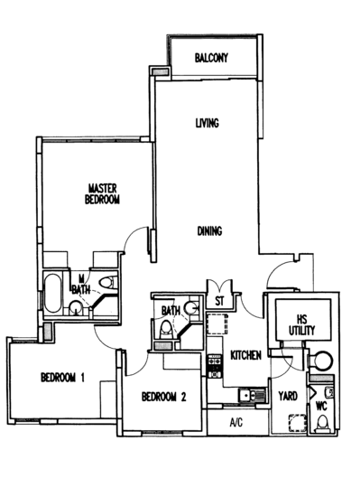 The Waterina - Floor Plan