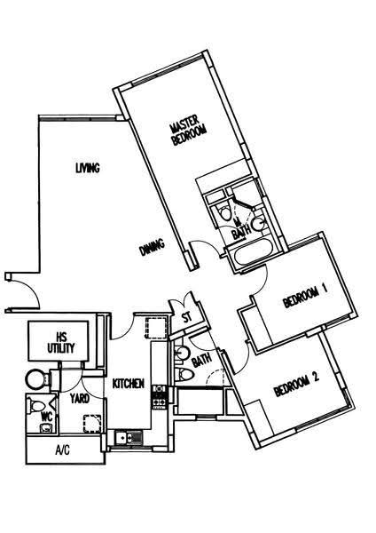 The Waterina, 61 Lorong 40 Geylang, 3 Bedrooms, 1,313 sqft, Apartment For Rent, by Bendon Tan, 24660386 - PropertyGuru.com.sg