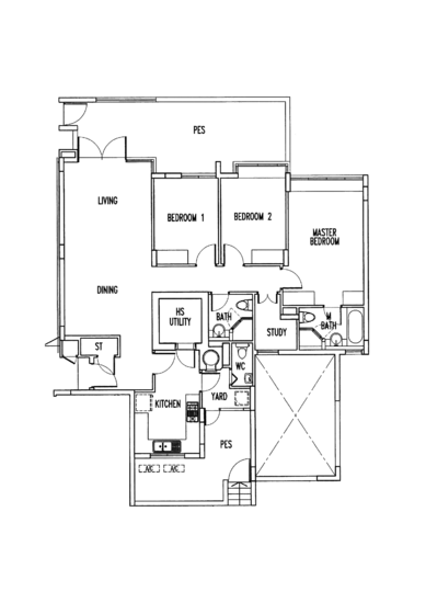 The Waterina - Floor Plan