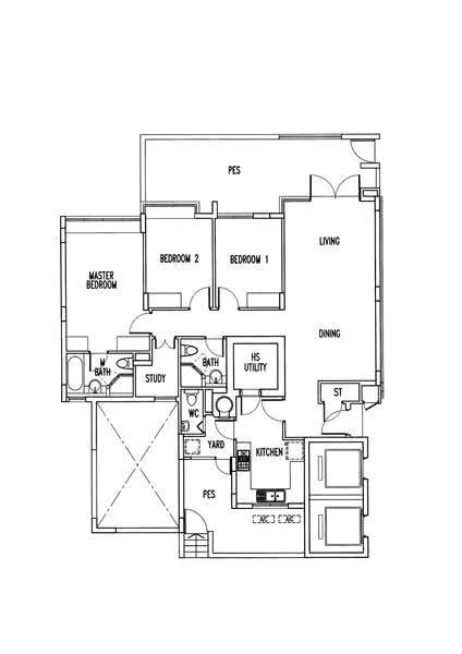 The Waterina, 61 Lorong 40 Geylang, 3 Bedrooms, 1,313 sqft, Apartment For Rent, by Bendon Tan, 24660386 - PropertyGuru.com.sg