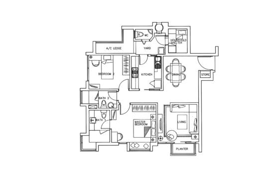 Poshgrove East - Floor Plan