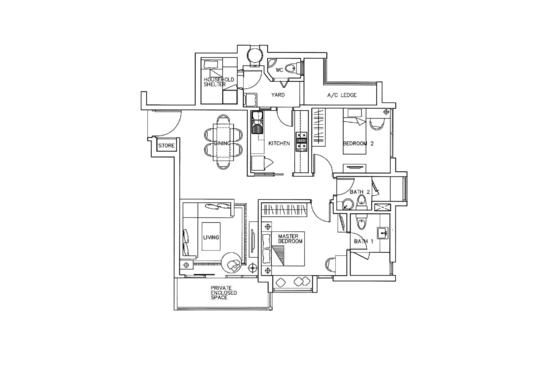 Poshgrove East - Floor Plan