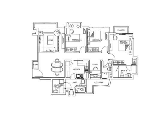 Poshgrove East - Floor Plan