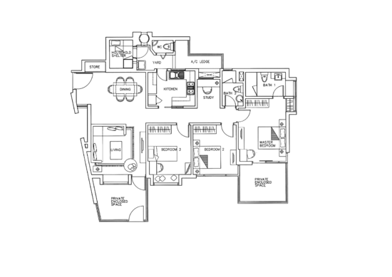 Poshgrove East - Floor Plan