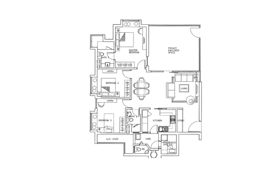 Poshgrove East - Floor Plan