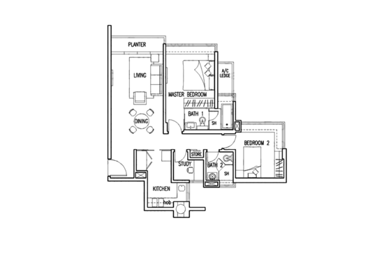 Cairnhill Residences - Floor Plan