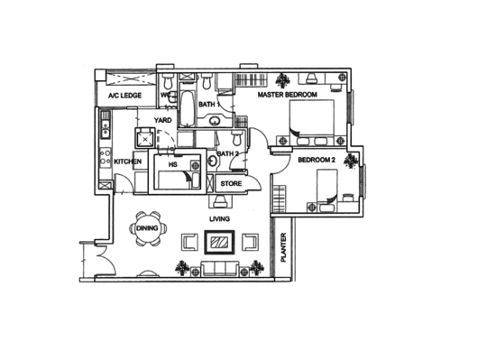 Yishun Emerald - Floor Plan