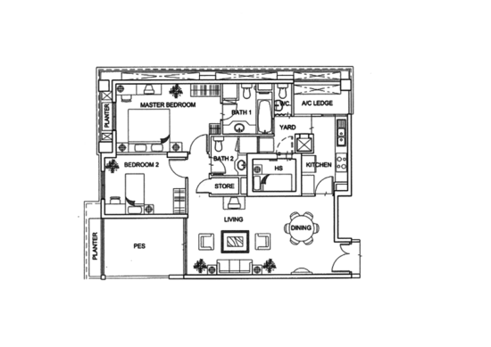 Yishun Emerald - Floor Plan