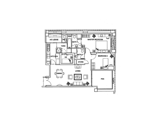 Yishun Emerald - Floor Plan