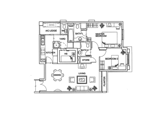 Yishun Emerald - Floor Plan