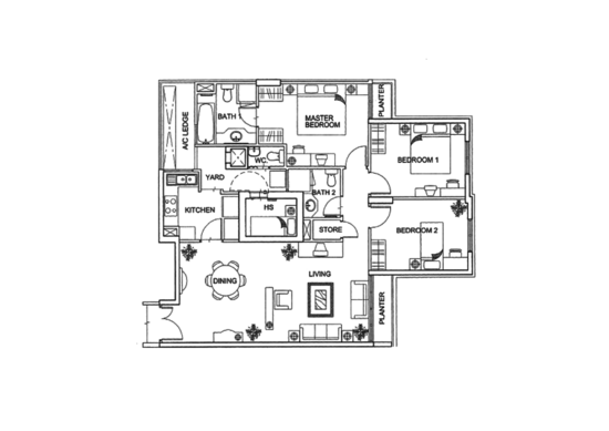 Yishun Emerald - Floor Plan