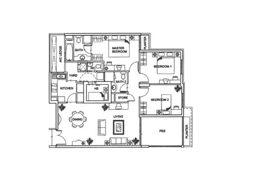 Yishun Emerald - Floor Plan