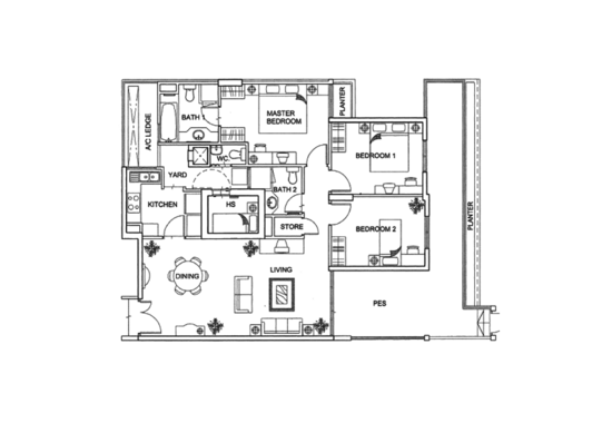 Yishun Emerald - Floor Plan