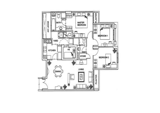 Yishun Emerald - Floor Plan