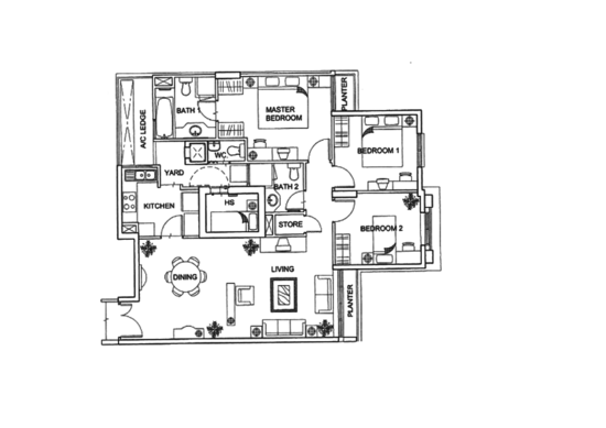 Yishun Emerald - Floor Plan