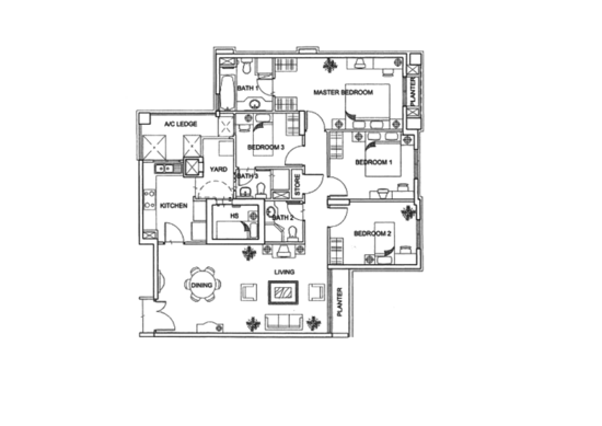 Yishun Emerald - Floor Plan