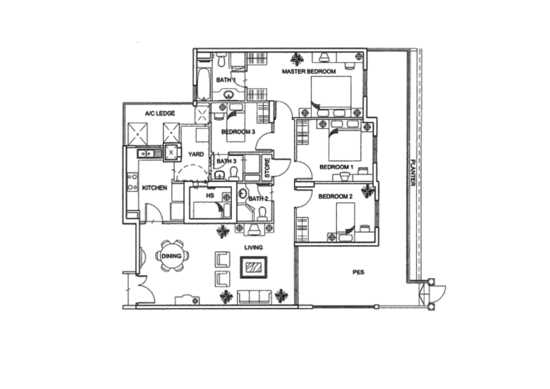 Yishun Emerald - Floor Plan