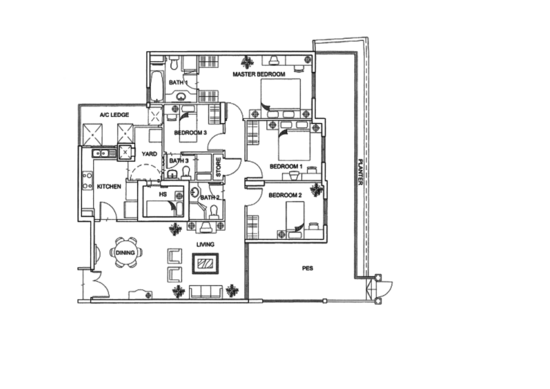 Yishun Emerald - Floor Plan