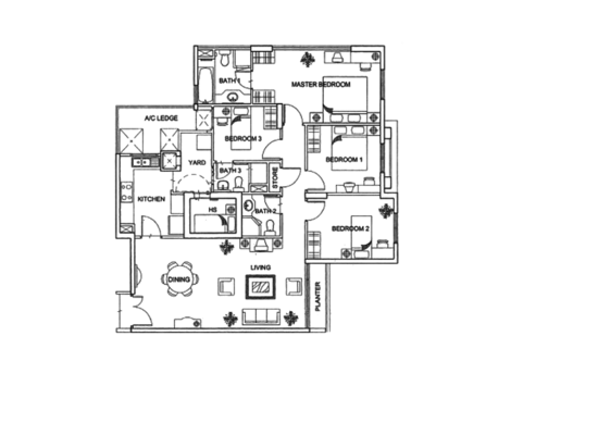 Yishun Emerald - Floor Plan
