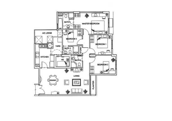 Yishun Emerald - Floor Plan