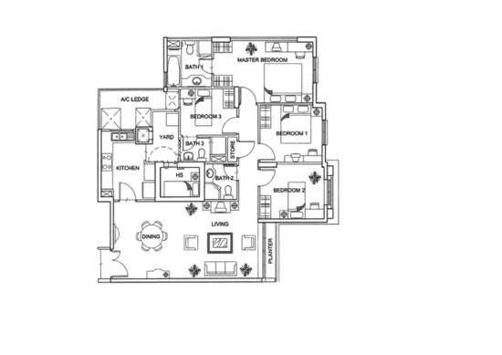 Yishun Emerald - Floor Plan