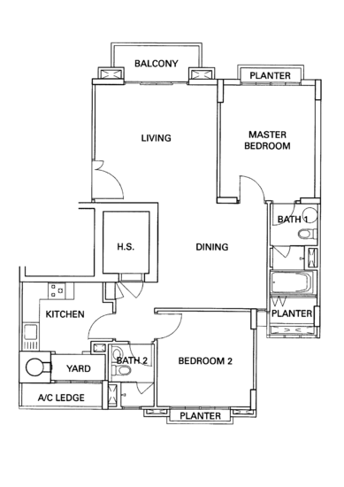 The Cornwall - Floor Plan