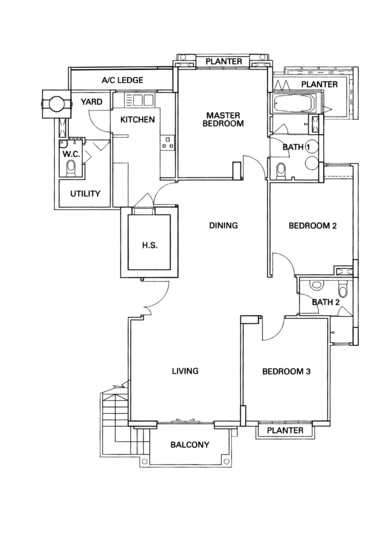The Cornwall - Floor Plan