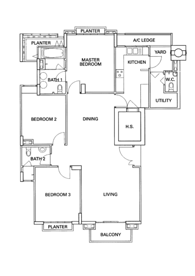 The Cornwall - Floor Plan