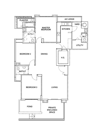 The Cornwall - Floor Plan