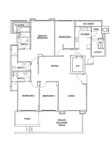 The Cornwall - Floor Plan