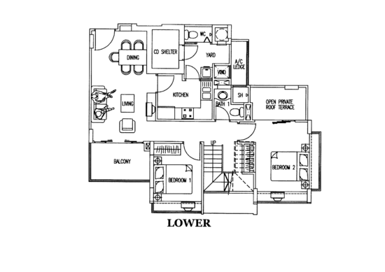 The Geranium - Floor Plan