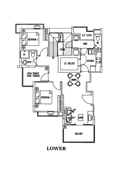 The Geranium - Floor Plan