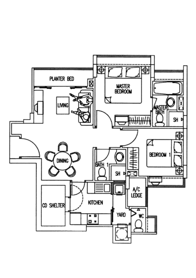 The Geranium - Floor Plan