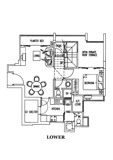 The Geranium - Floor Plan